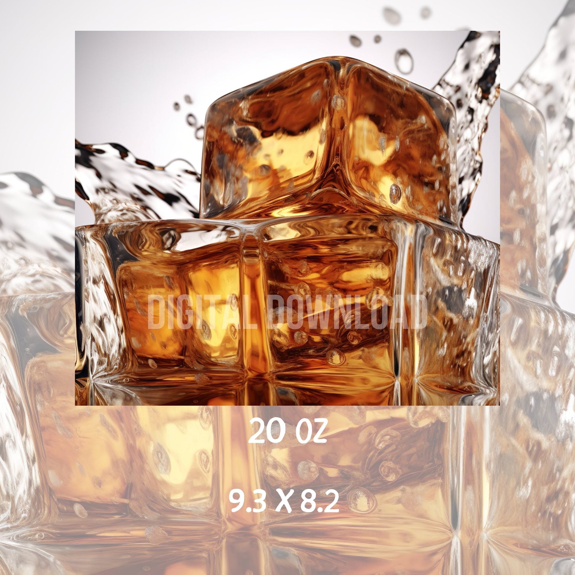 3D Whiskey Tumbler Wrap Sublimation, Men Digital print design, Skinny 20 oz Tumbler, 300dpi PNG Commercial Use - Art World Around You