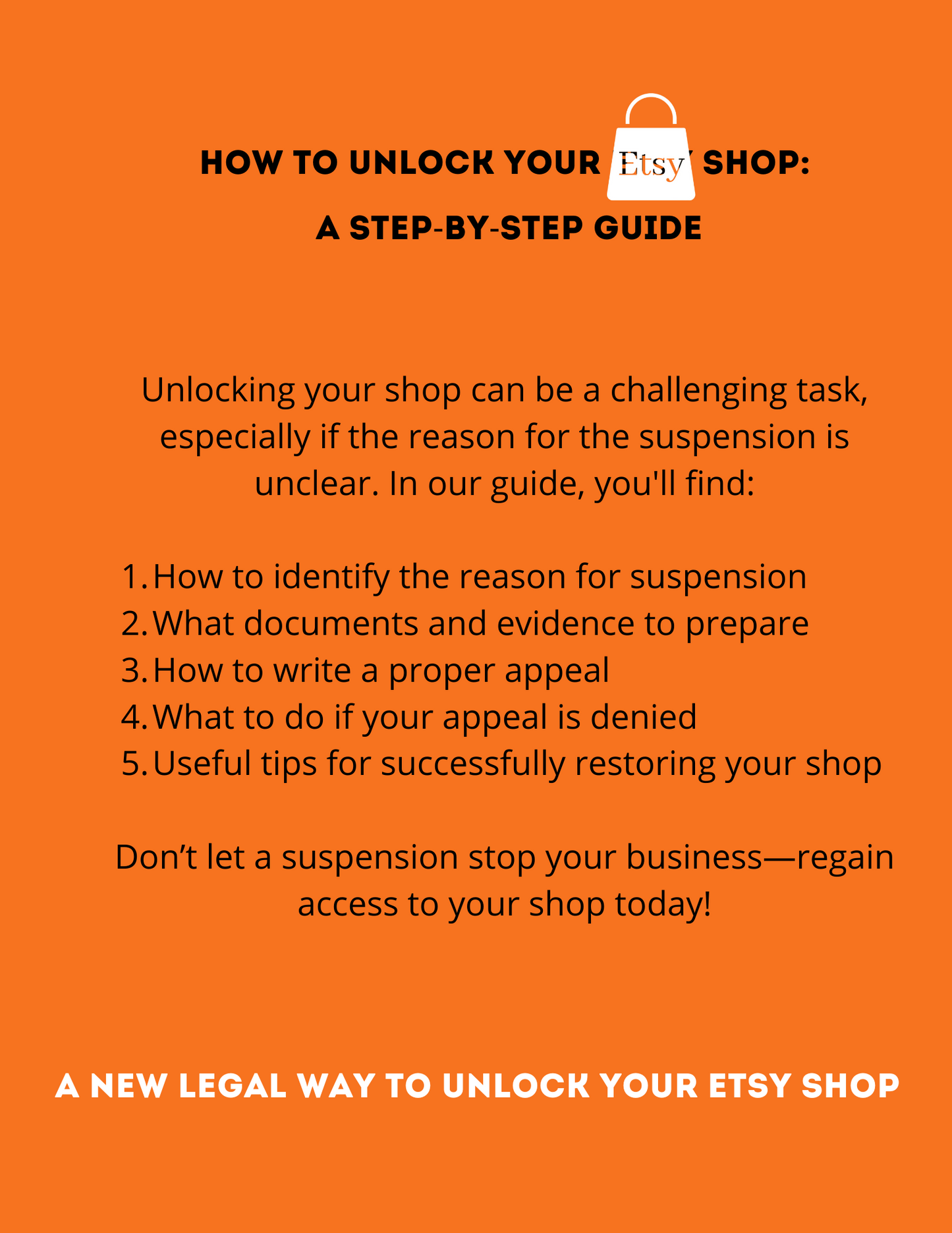 Unlock Your Etsy Shop: A Step-by-Step Legal Guide