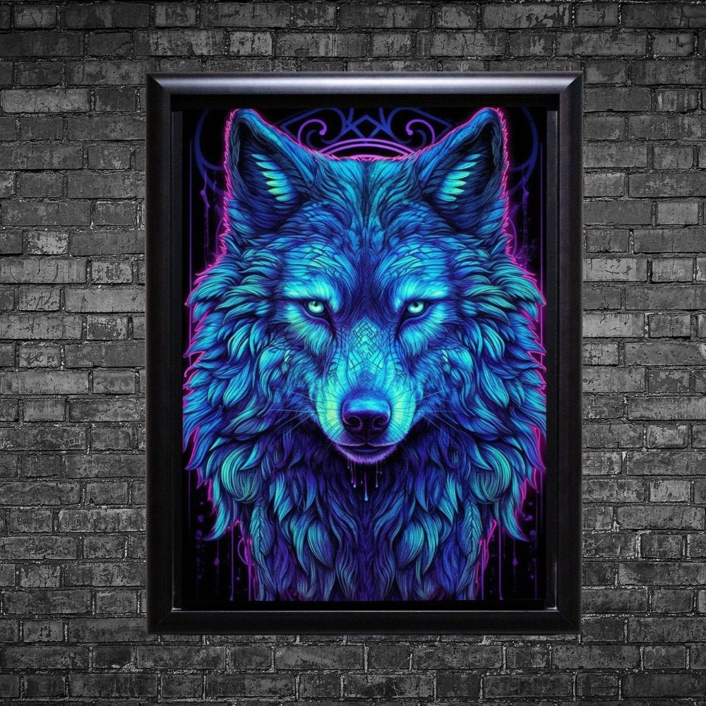 Art by Wolves, Download Digital PNG file Wolf illustration for printing on Poster Invitation Greeting cards any other - Art World Around You