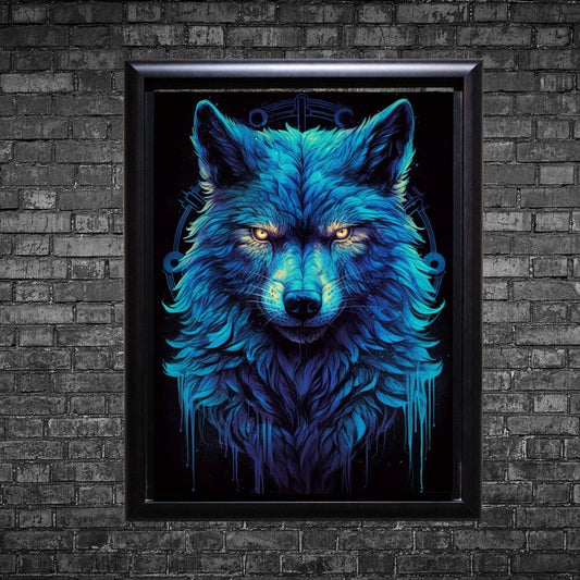 Art by Wolves, Download Digital PNG file Wolf illustration for printing on Poster Invitation Greeting cards any other - Art World Around You