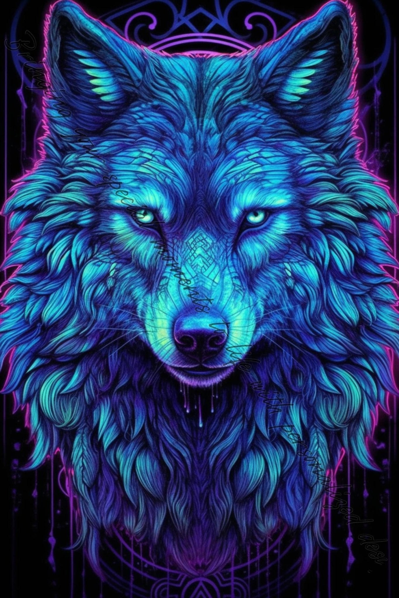 Art by Wolves, Download Digital PNG file Wolf illustration for printing on Poster Invitation Greeting cards any other - Art World Around You