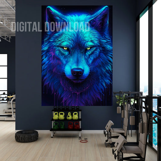 Art by Wolves, Printable Wall Art Wolf, Wolf Tumbler Wrap, Wolf Mug Wrap, Printing Wolf sublimation PNG - Art World Around You