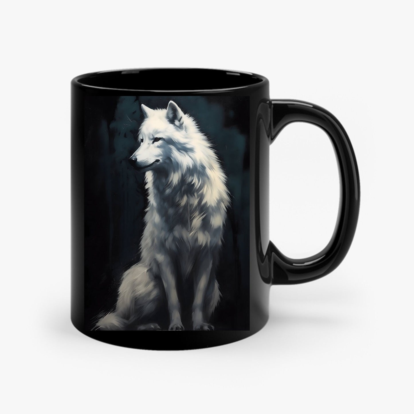 Art by Wolves, White Greenland Wolf Download Digital PNG file - Art World Around You