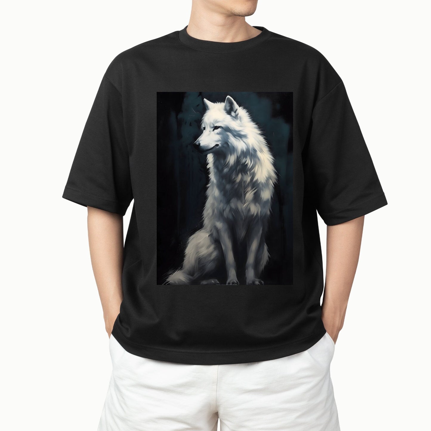 Art by Wolves, White Greenland Wolf Download Digital PNG file - Art World Around You