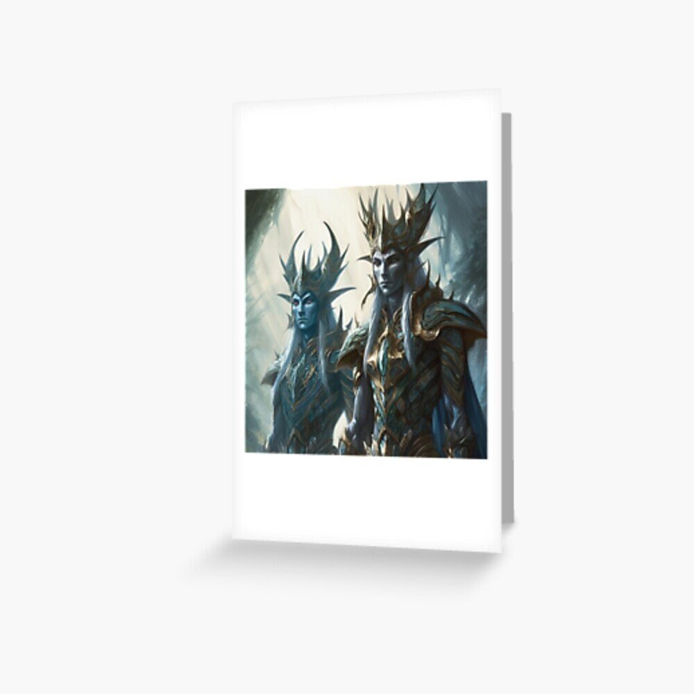 Download Digital High Elves Fantasy Art Print Printable Image Stock photo PNG greeting cards any other - Art World Around You