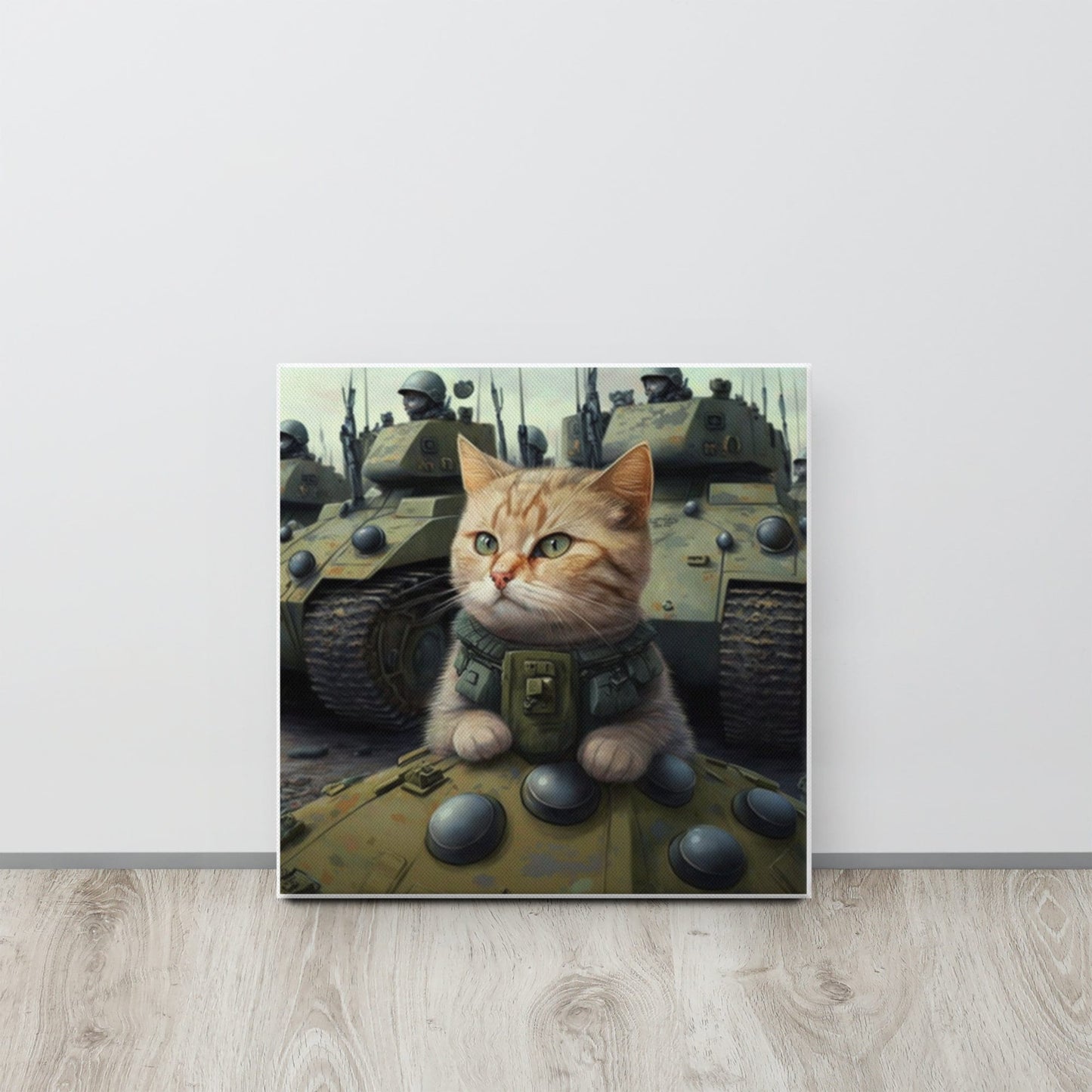 Download Digital PNG file Cat Military for printing on Poster Invitation Greeting cards any other - Art World Around You