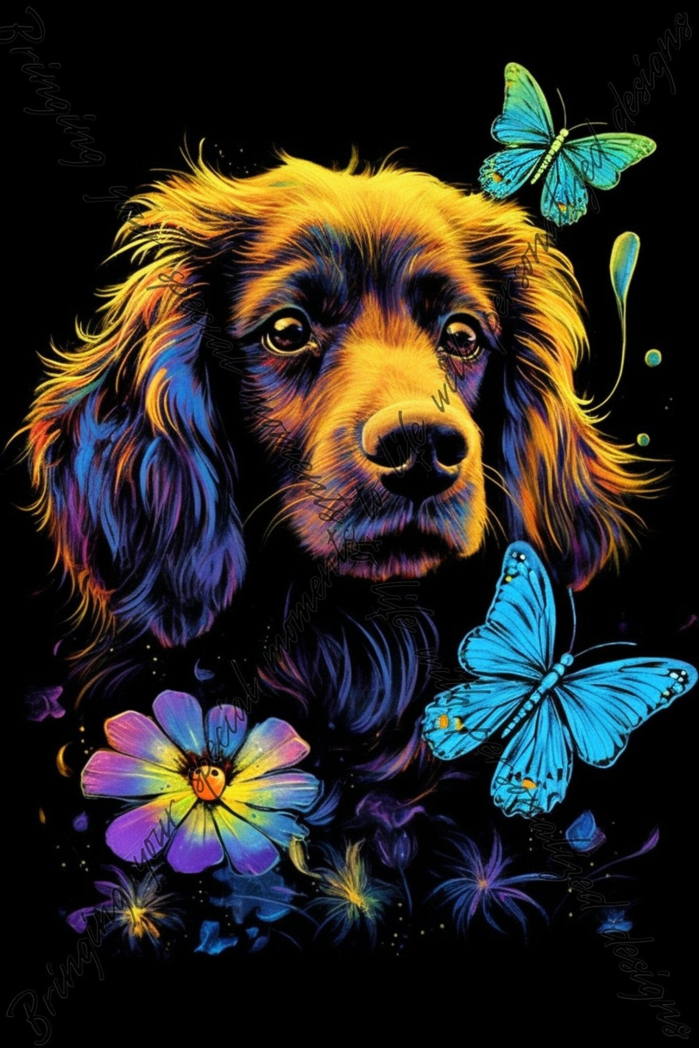 Download Digital PNG file Cute Dog Pet for Tumbler Poster, Greeting cards, wallpaper desktop, Phone Wallpaper any other, Commercial Use - Art World Around You