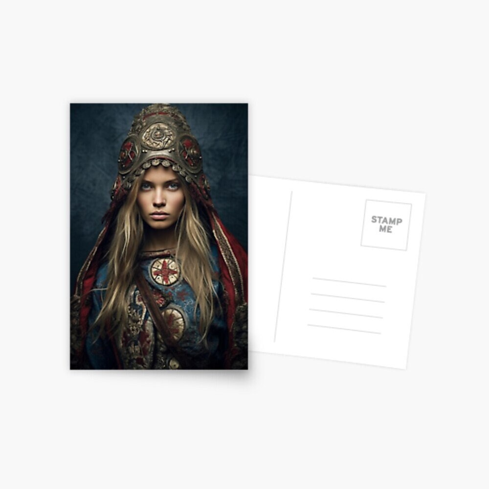 Download Digital Girl Woman Warrior Art Print Printable Image Stock photo PNG greeting cards any other