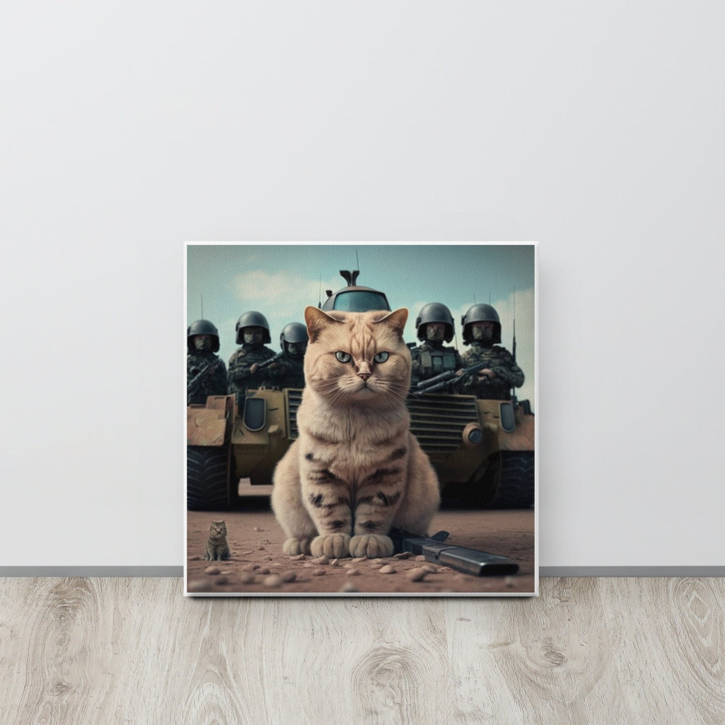 Download Digital PNG file Cat Military for printing on  Poster Invitation Greeting cards any other