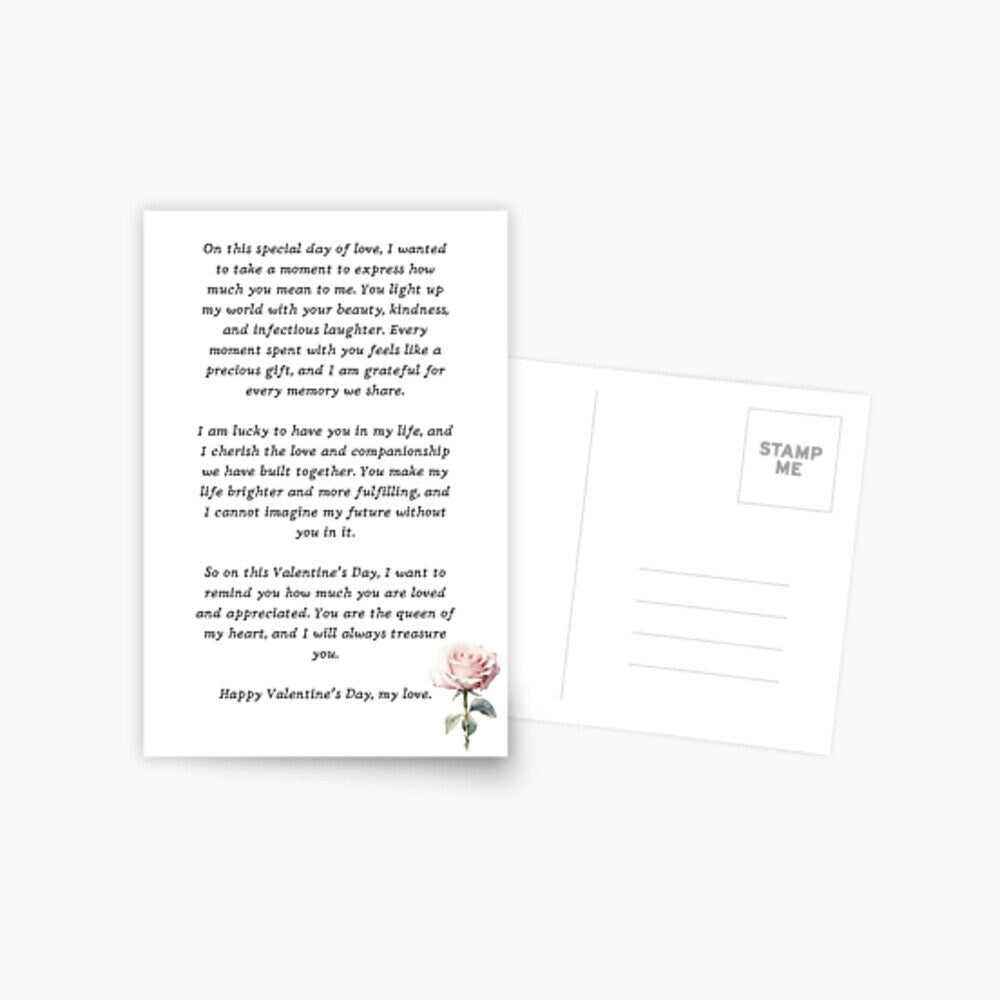 Valentine's Day Mug Cup Wrap Congratulatory text Page Printable digital download