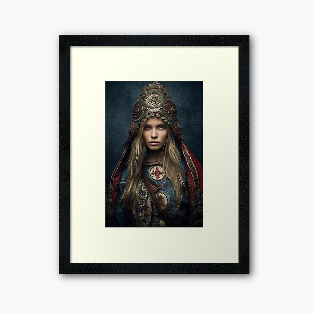 Download Digital Girl Woman Warrior Art Print Printable Image Stock photo PNG greeting cards any other