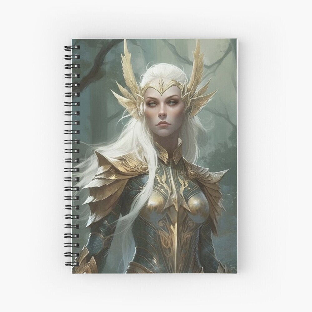 High Elf Junk Journal Poster Cover Album Digital Download Fantasy Art Print Printable