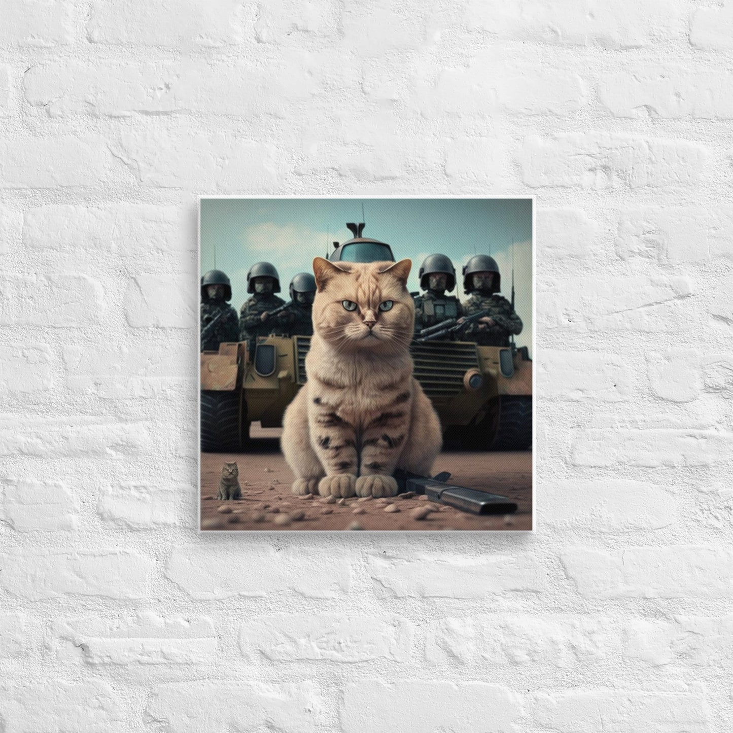 Download Digital PNG file Cat Military for printing on  Poster Invitation Greeting cards any other