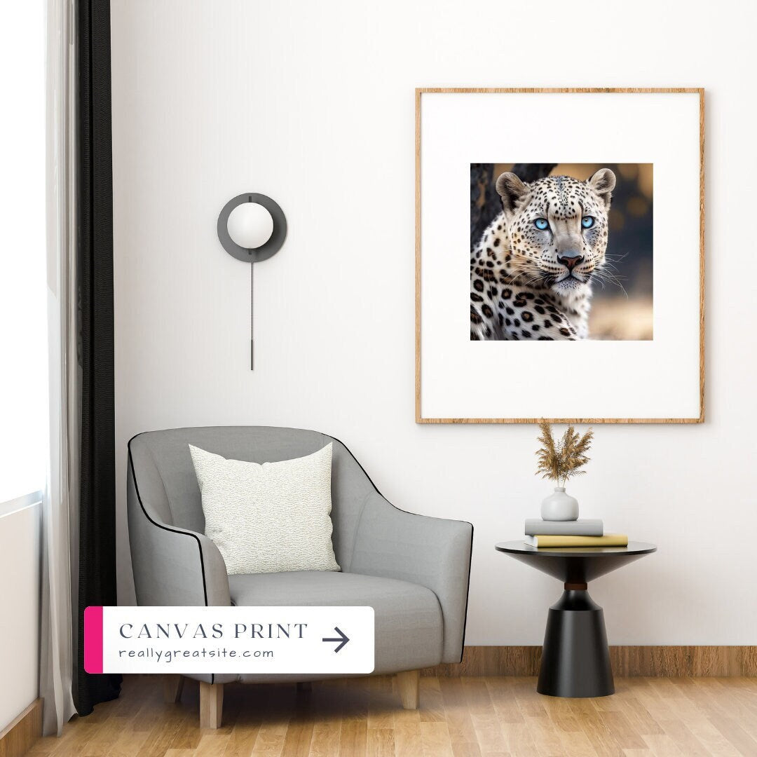 Download Digital PNG file Leopard illustration for printing on  Poster Invitation Greeting cards any other