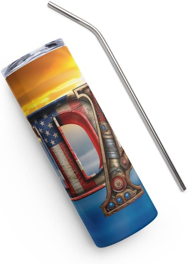 3D Memorial day Tumbler Wrap, 3D Fathers Day Tumbler Wrap, 3D Tumbler Wrap for Dad, Patriotic 20 oz Tumbler Wrap, Commercial Use