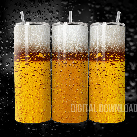 Beer Tumbler Mug Cup Wrap Digital Download Sublimation PNG file