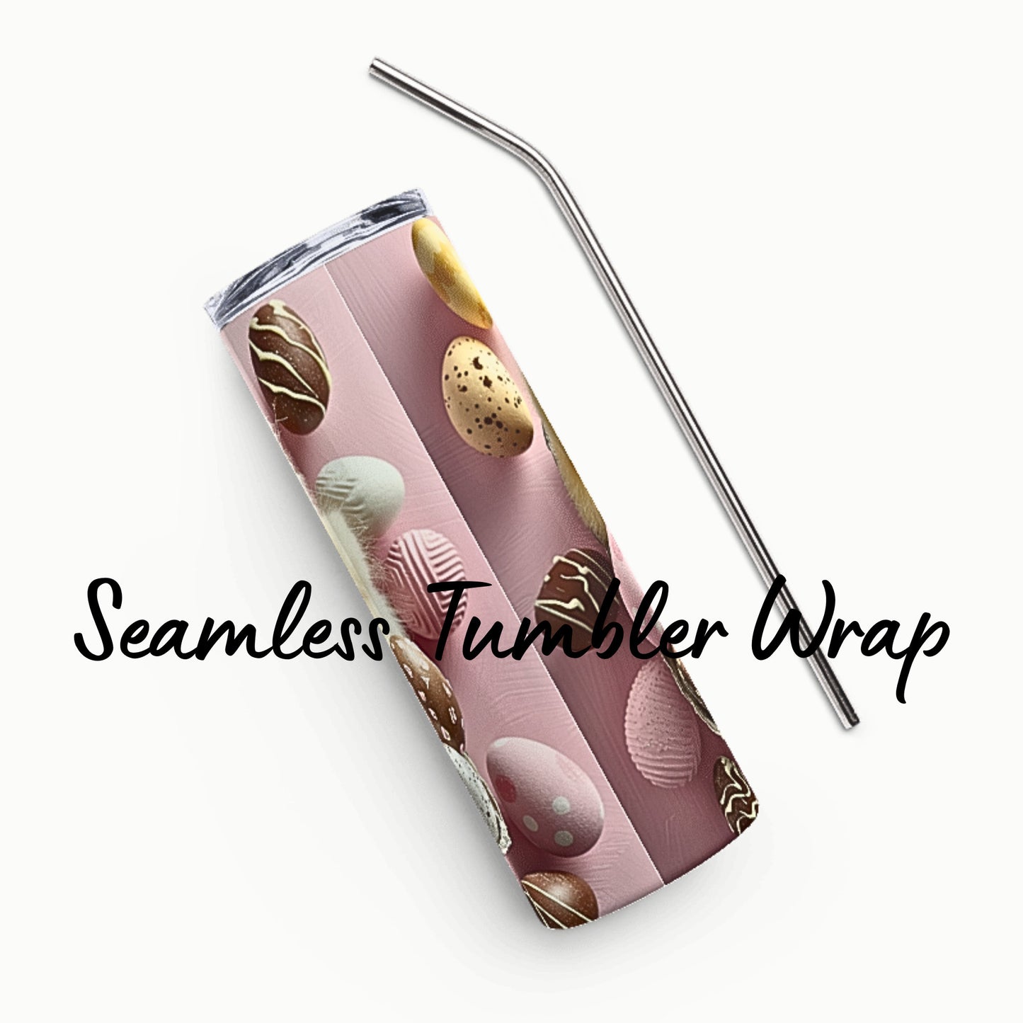 Seamless Easter 20oz Tumbler Wrap 3D Digital Download PNG file