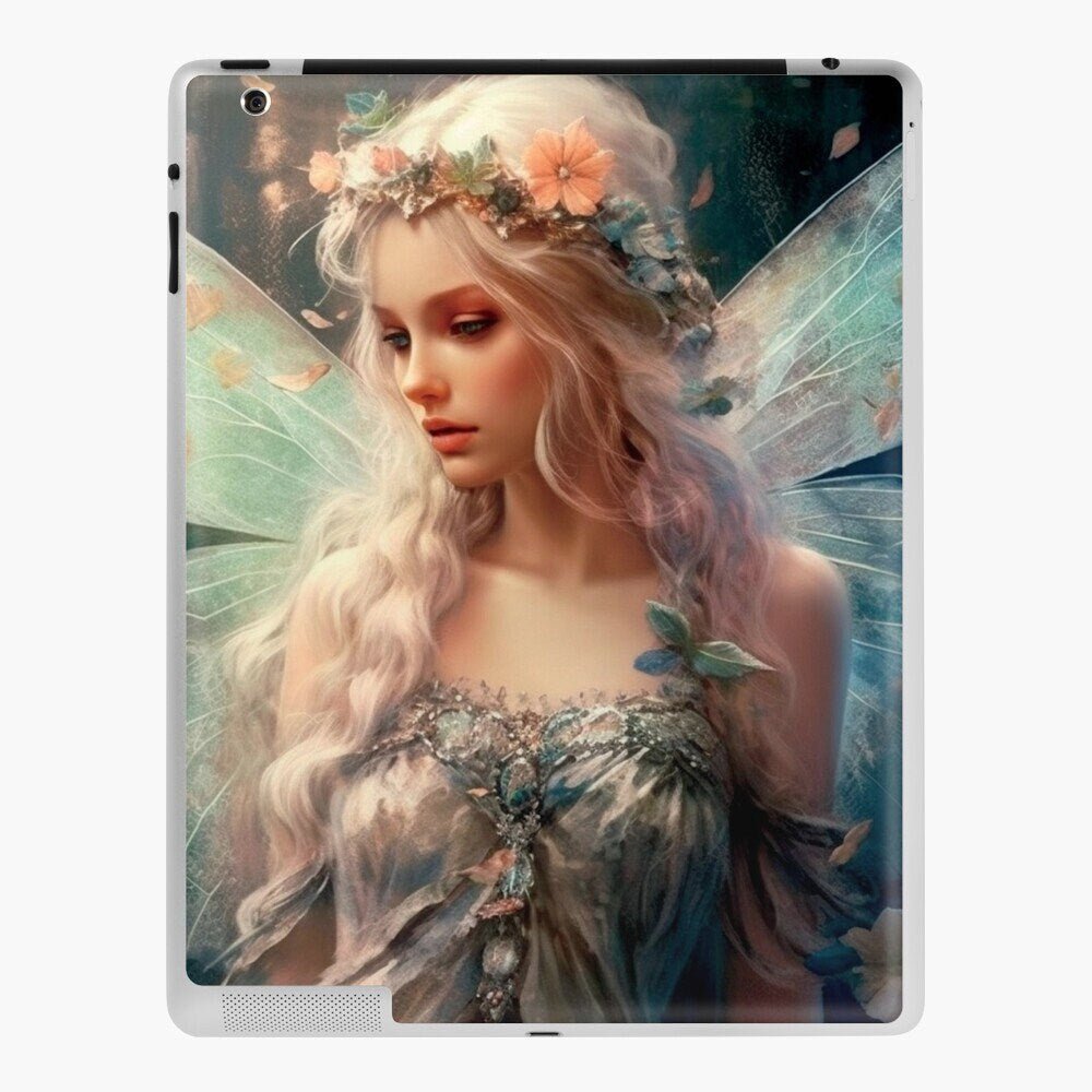 Junk Journal Poster Cover Album Angelic Fairy Digital Image Instant Download Digital Fantasy Art Printable - Art World Around You