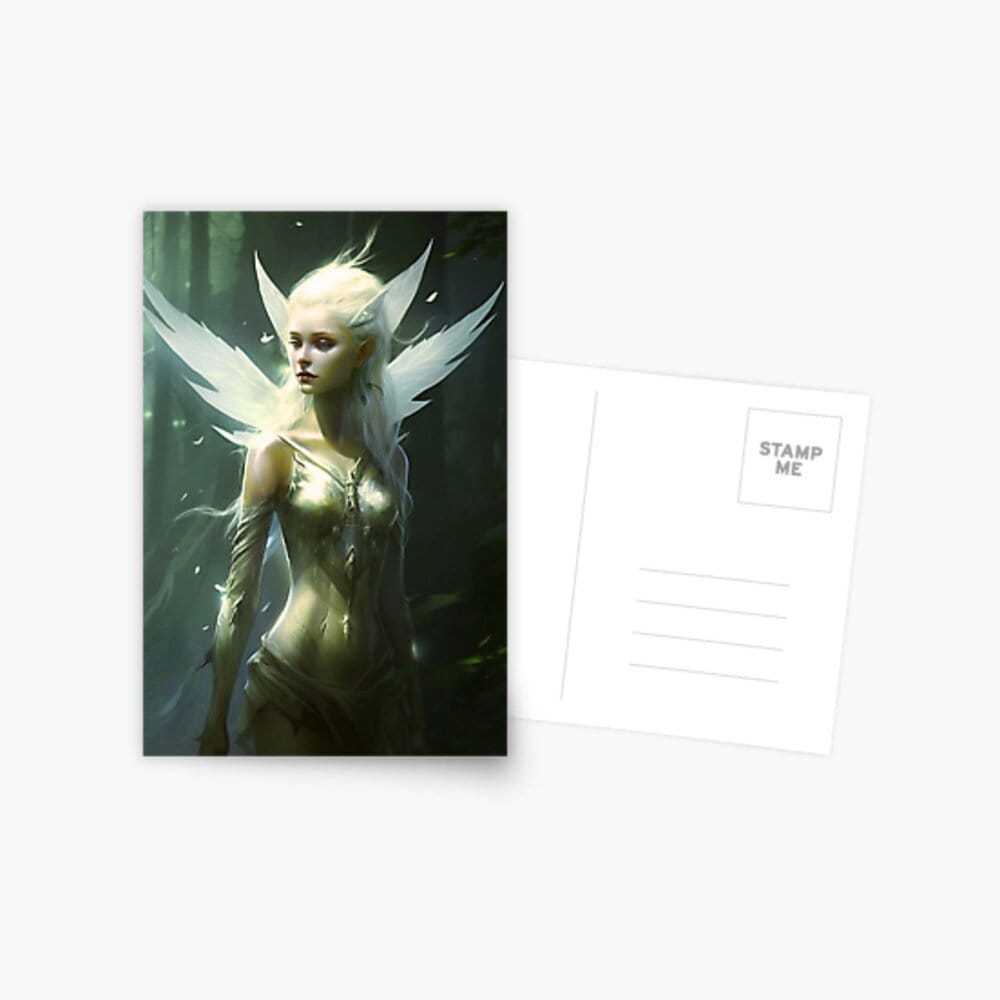 Light Elf Junk Journal Poster Cover Album Digital Download Fantasy Art Print Printable - Art World Around You