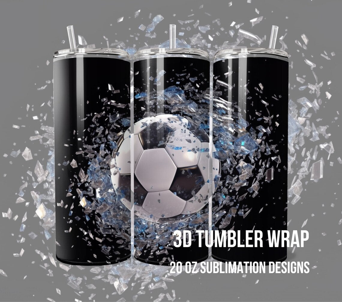 Men Tumbler Wrap Bundle Beer Football Whiskey Dice 3D Digital Download Sublimation PNG Skinny 20 oz Design - Art World Around You