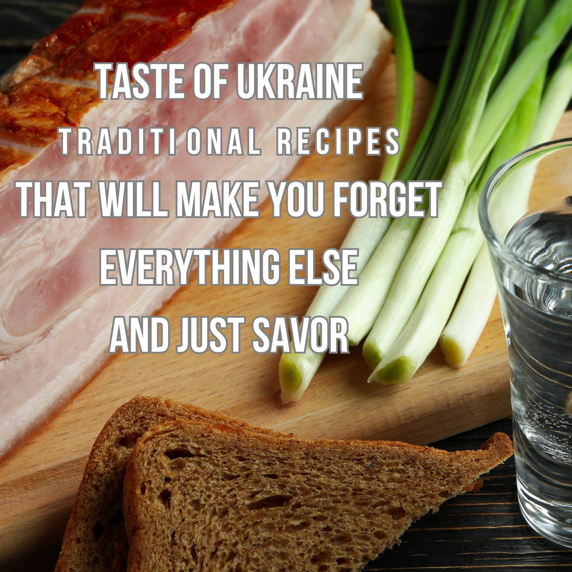 Traditional Recipes Ukraine Cookbook, Printable Recipe Book - Art World Around You